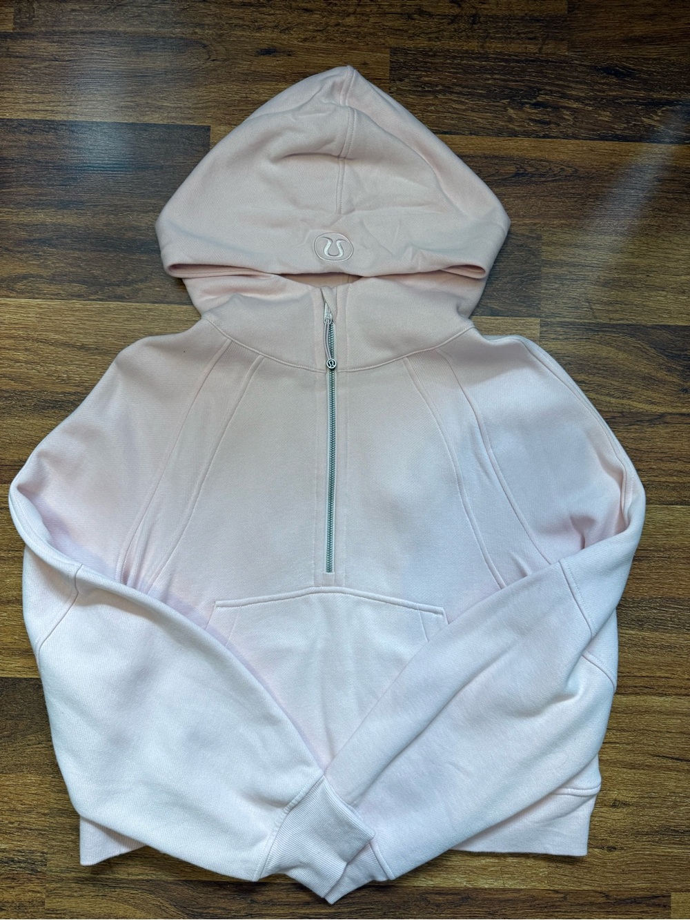 lululemon athletica Light Pink Half-Zip Hoodie
